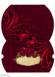 Beautiful Red Roses Pillow Box