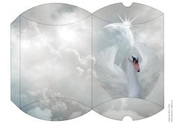 Elegant Swan Pillow Box