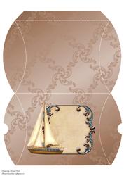Sailing Boat Pillow Box
