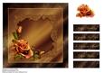 Chocolate Orange Roses Card Topper