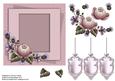 Pink Plaid and Thistle Card Topper