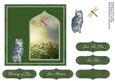 Sweet Kitten and Dragonfly Card Topper 2