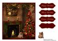 Christmas Kitten Card Topper 3