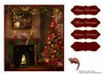 Christmas Kitten Card Topper 5