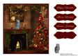 Christmas Kitten Card Topper 9
