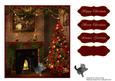 Christmas Kitten Card Topper 10