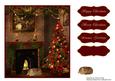 Christmas Kitten Card Topper 14