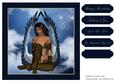 Native American Girl and Wings Card Topper