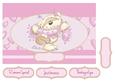 Adorable Teddies Feathers and Love Card Topper
