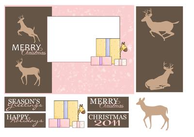 Baby's Christmas Photo Card