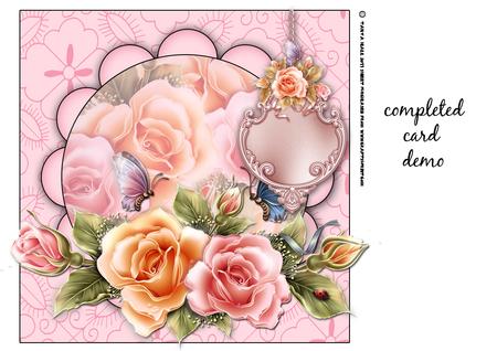 Floral and Butterfly Mum Birthday Card