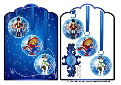 Three Little Christmas Baubles