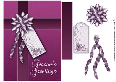 A Simple But Elegant Christmas Card Front