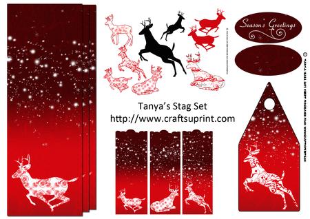Holiday Reindeer Stags Christmas Kit