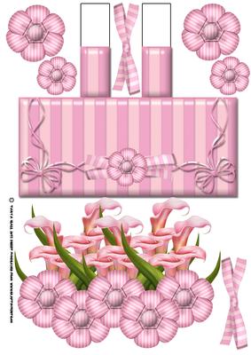 Birthday Easel Card with Lilies