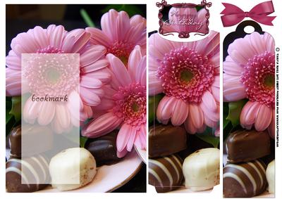 Birthday or Mother's Day Bookmark Card