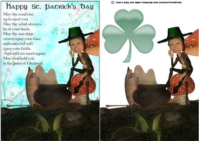 St Patrick's Day Leprechaun & Prayer