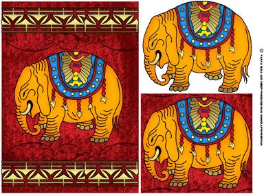 Elephant Birthday Greeting Card