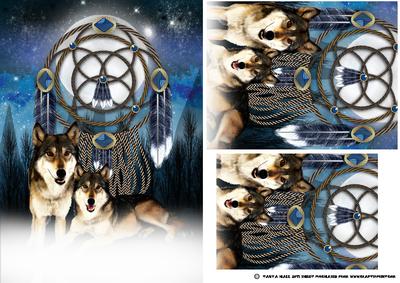 American Indian Style Greeting Card Front