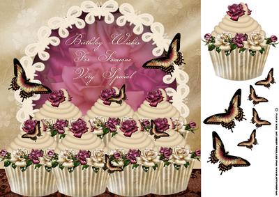 Special Cupcake Birthday Quick Card