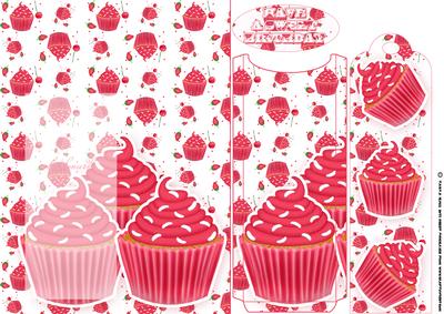 Cupcake Treat Birthday Bookmark Card