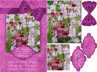 Floral Birthday Quick Card Front
