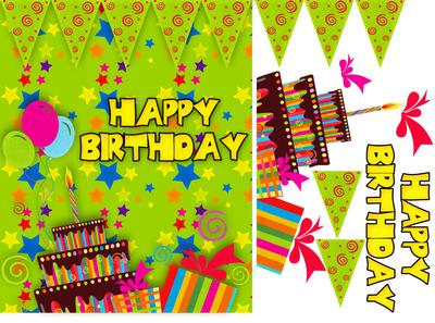 Birthday Quick Card Bright and Happy