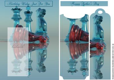 Chess Father's Day / Birthday Bookmark Card