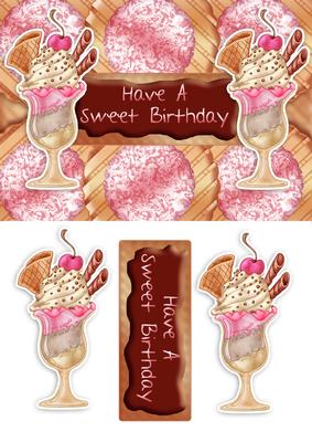 Sweet Birthday Treats Card Front