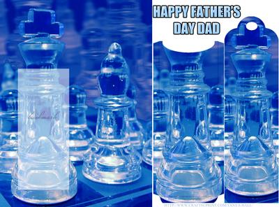 Chess Father's Day / Birthday Bookmark Card