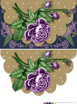 Floral Birthday Any Occasion Greeting Card Front