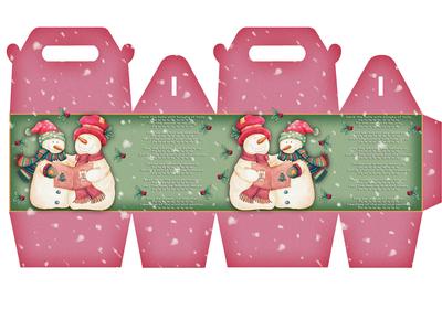 Snowman Christmas Gift Box