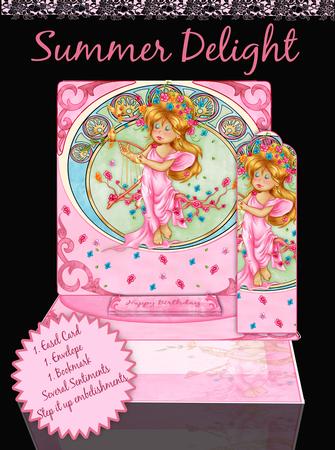 Summer Delight Easel Card Kit and Envelope