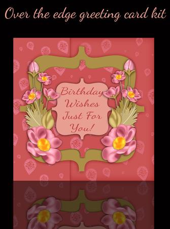 Over the Edge Card Kit with Flowers