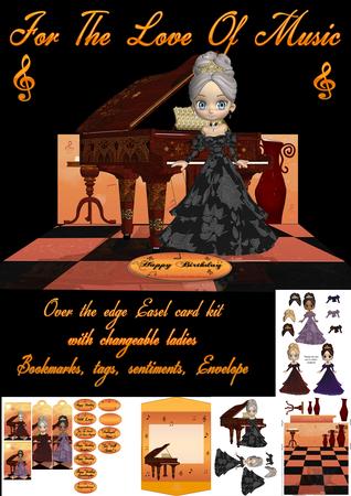 For the Love of Music Over the Edge Easel Kit