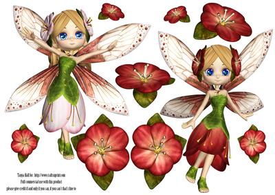Two Fairy Clip Arts for Your Graphic Needs