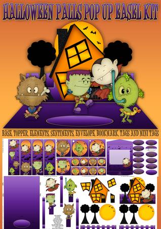 Halloween Pop Up Palls Easel Kit