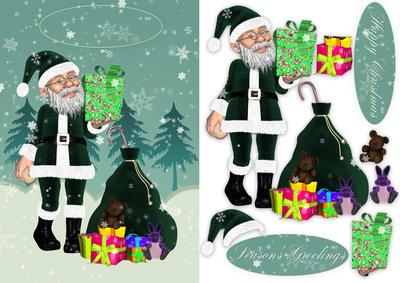 Fun Santa Christmas Quick Card