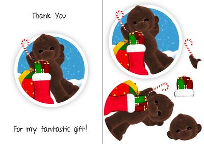 Thank You for My Christmas Gift Quick Card