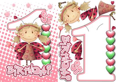 1st Birthday Pink Fairy Step by Step