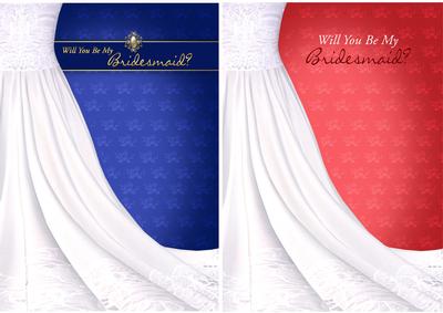Two Will You Be My Bridesmaid Toppers