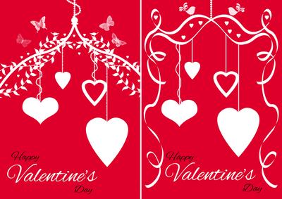 Two Modern Valentine Toppers