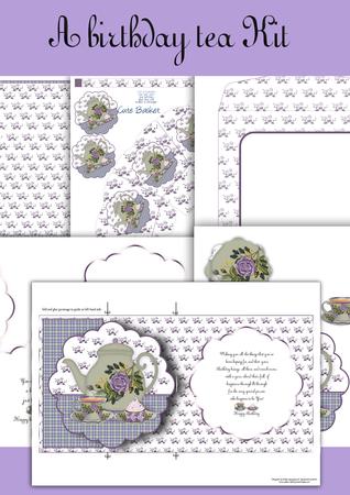 Scalloped Over the Edge No Hole Floral Fold Back Kit