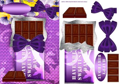 Chocoholic Birthday Greeting Card