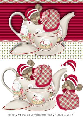 Night Before Christmas Quick Card with Mouse
