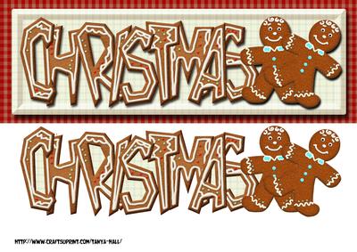Dl Christmas Card with Plate of Cookies