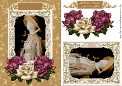 Regency Clothing Birthday Greeting Card