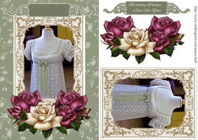 Regency Clothing Birthday Greeting Card