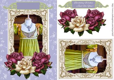 Regency Clothing Birthday Greeting Card