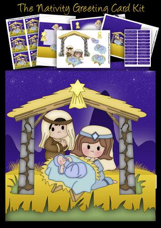 The Nativity Christmas Card Kit
